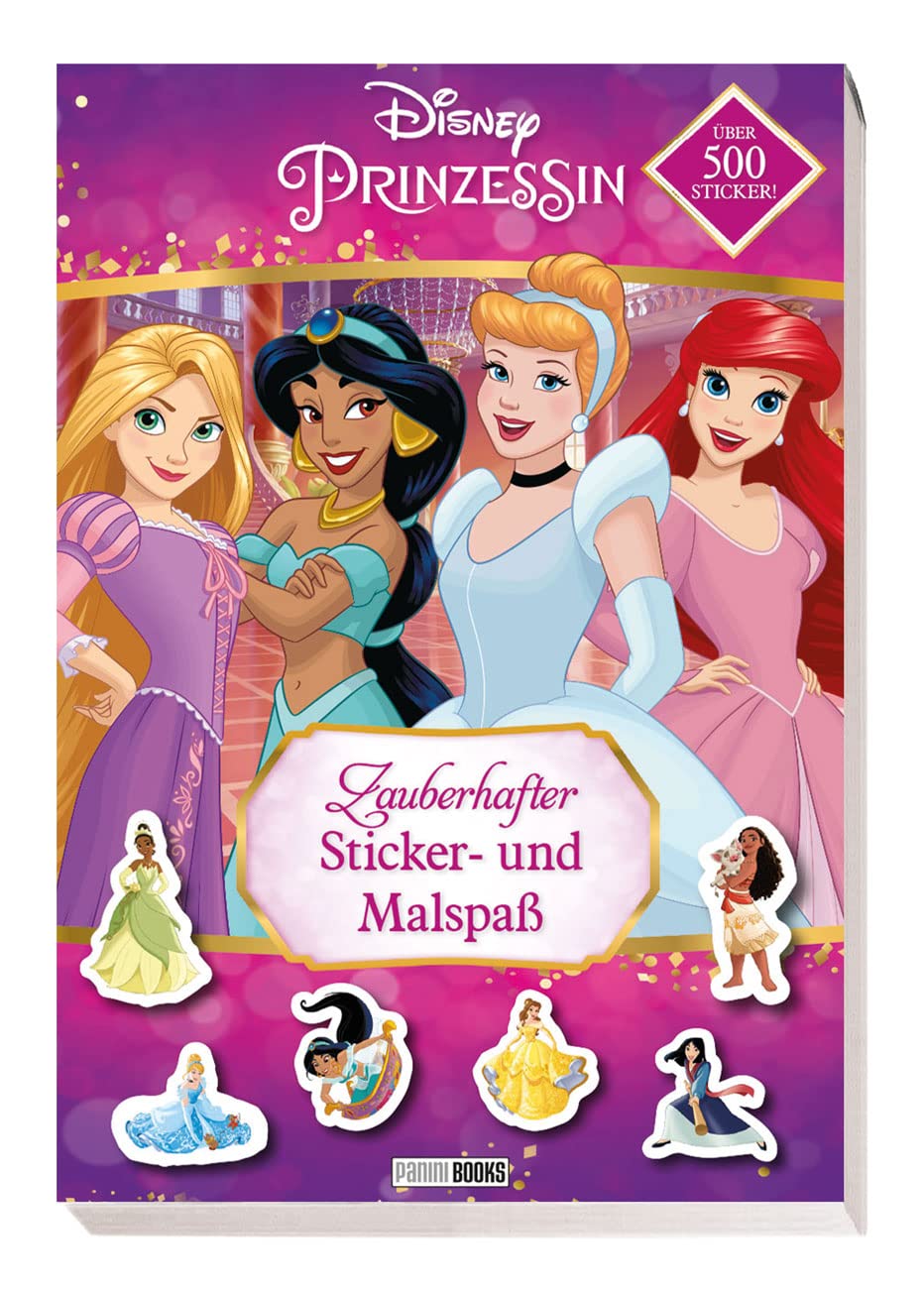 Disney Prinzessin: Zauberhafter Sticker- und Malspaß: über 500 Sticker! Non-fiction