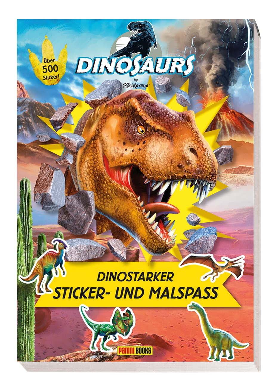 Dinosaurs by P.D. Moreno: Dinostarker Sticker- und Malspaß Tiptoi & Games