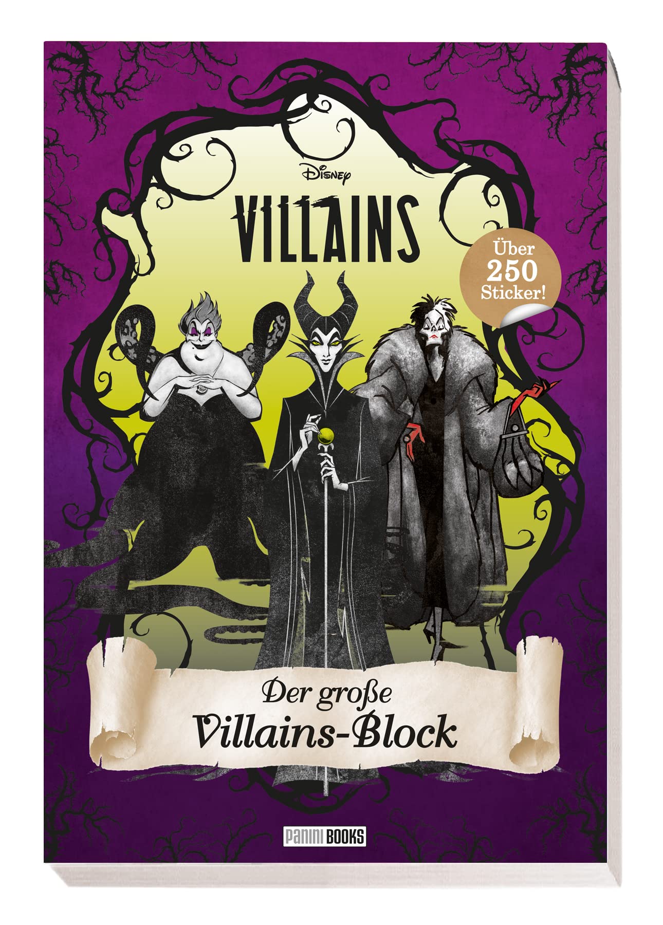 Disney Villains: Der große Villains-Block: über 250 Sticker! Non-fiction