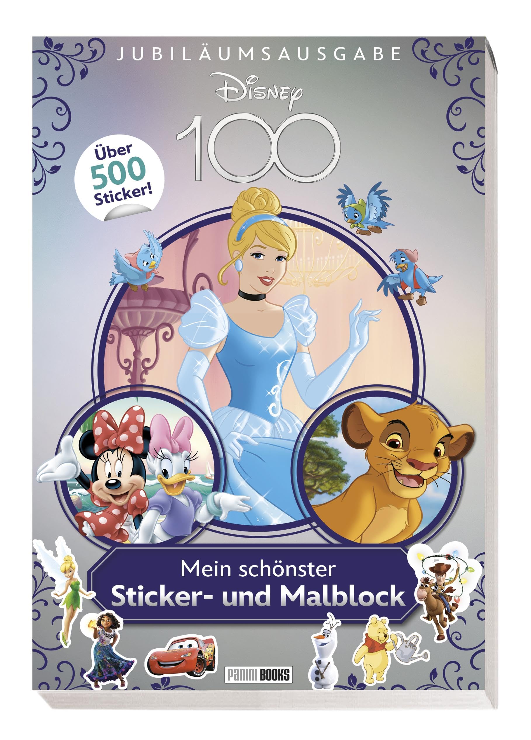 Disney 100: Mein schönster Sticker- und Malblock: Sticker- und Malblock Tiptoi & Games