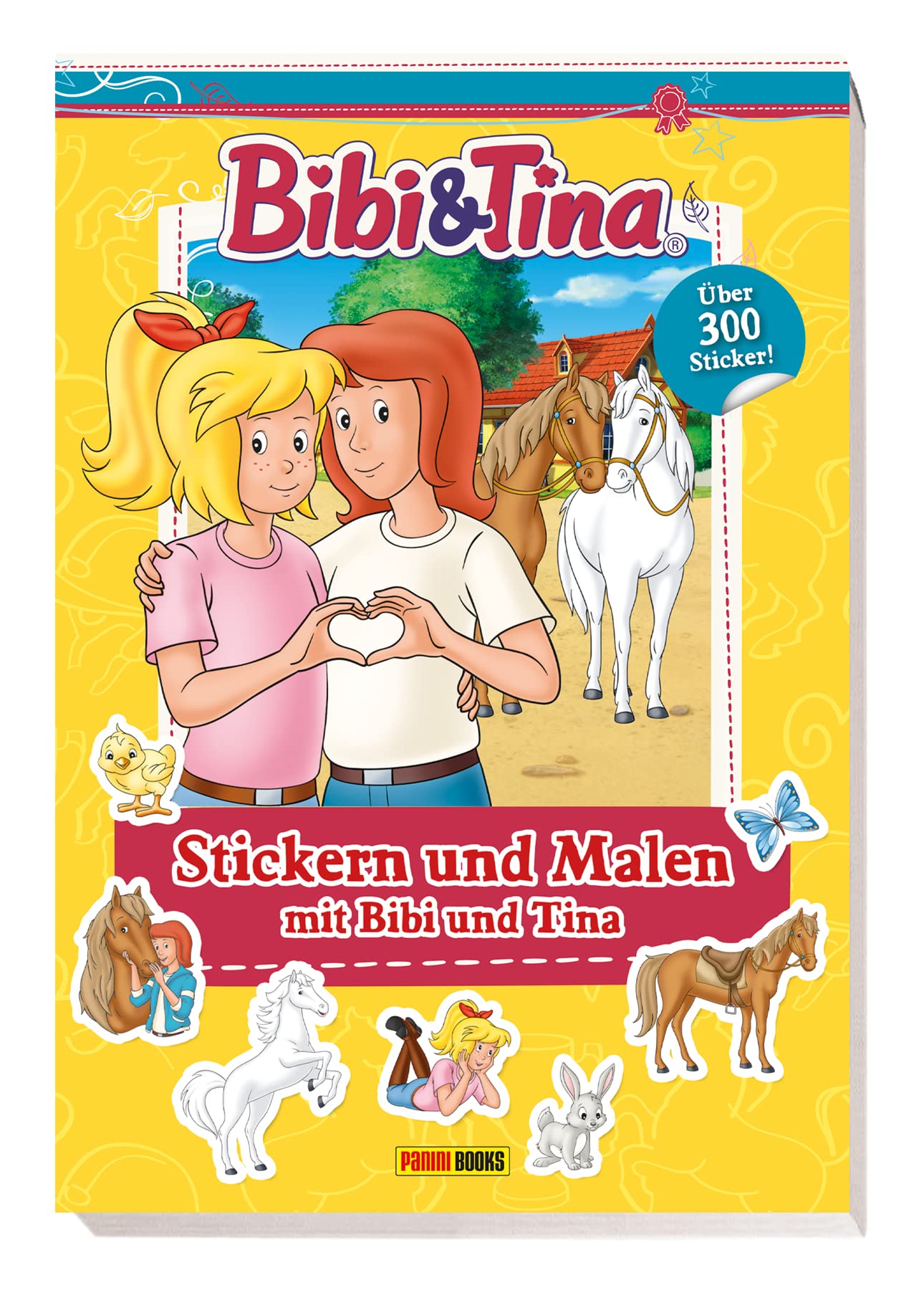 Bibi & Tina: Stickern und Malen mit Bibi und Tina: Sticker- und Malblock Non-fiction