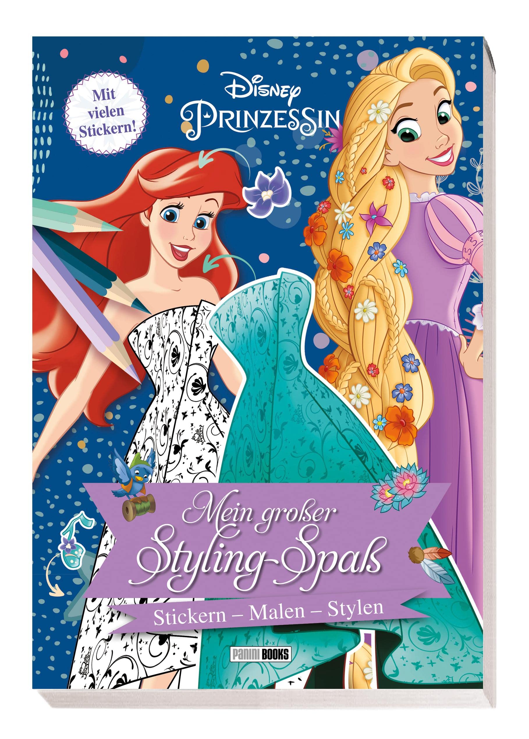 Disney Prinzessin: Mein großer Styling-Spaß: Stickern, Malen, Stylen Tiptoi & Games