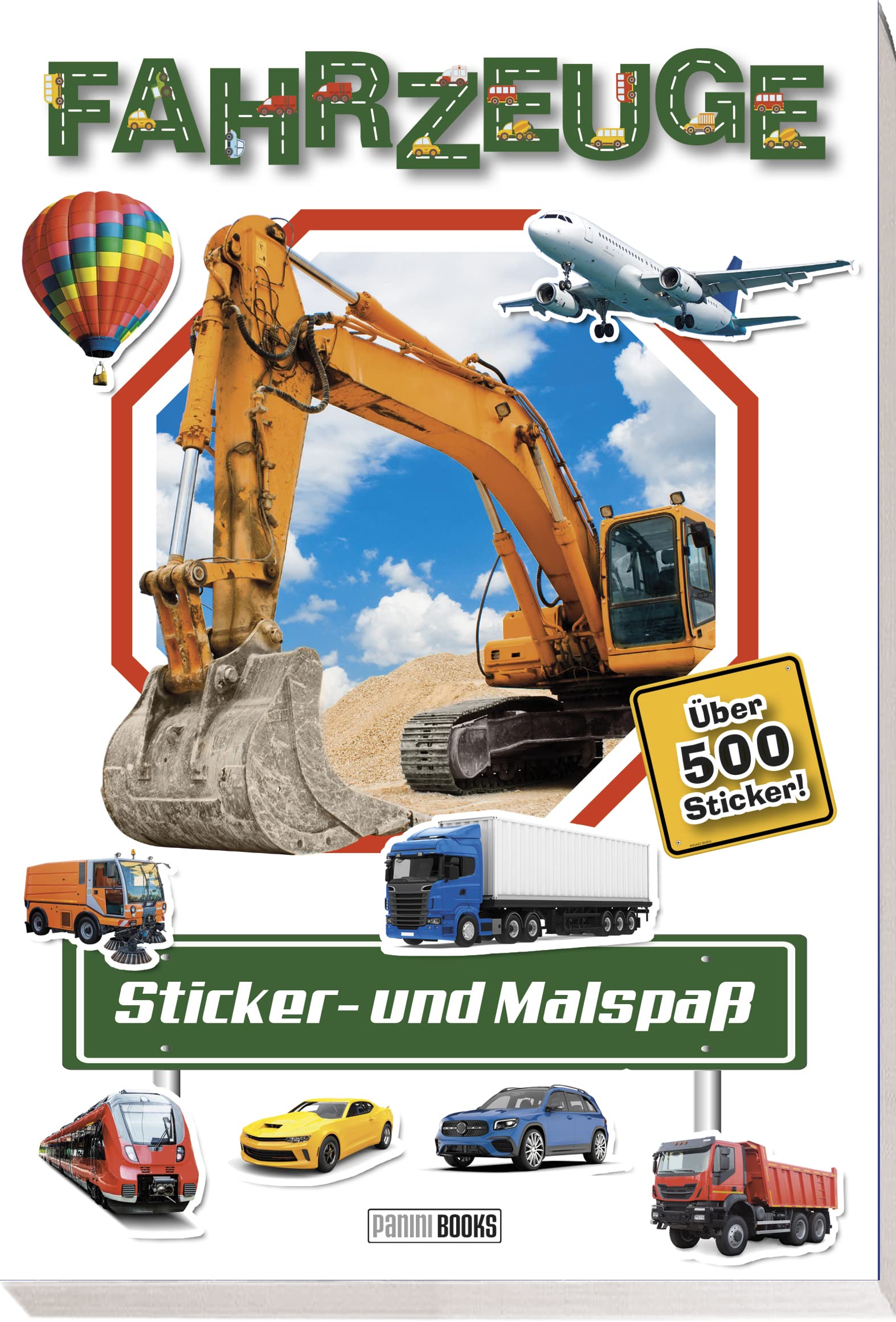 Fahrzeuge: Sticker- und Malspaß: Sticker- und Malblock Non-fiction
