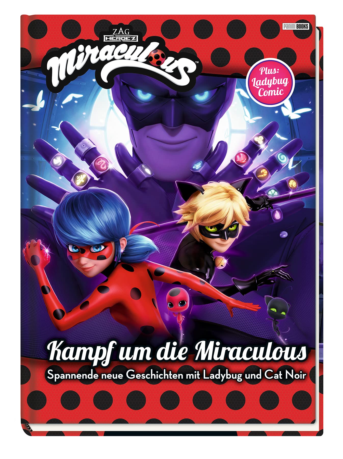 Miraculous: Kampf um die Miraculous - Spannende neue Geschichten mit Ladybug und Cat Noir: Geschichtenbuch plus Ladybug Comic Manga