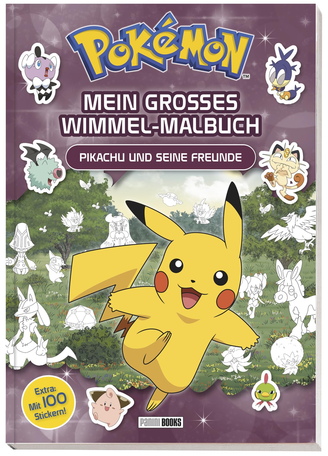 Pokémon: Mein großes Wimmel-Malbuch - Pikachu und seine Freunde Non-fiction