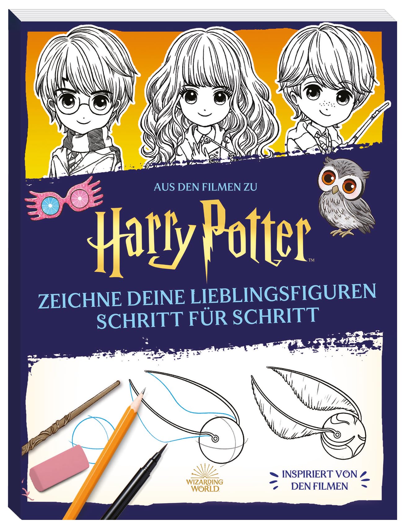 Aus den Filmen zu Harry Potter: Zeichne deine Lieblingsfiguren Schritt für Schritt Film, Art & Culture