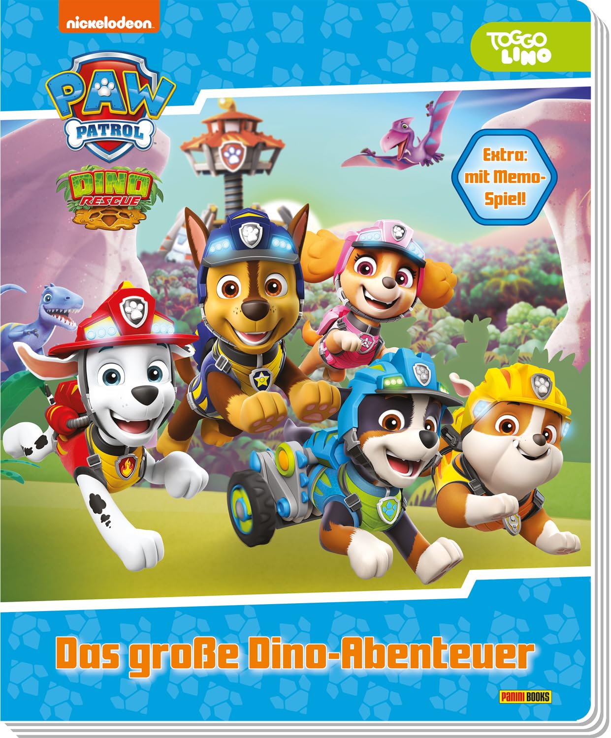 PAW Patrol: Das große Dino-Abenteuer: Pappbilderbuch mit Memo-Spiel! Non-fiction