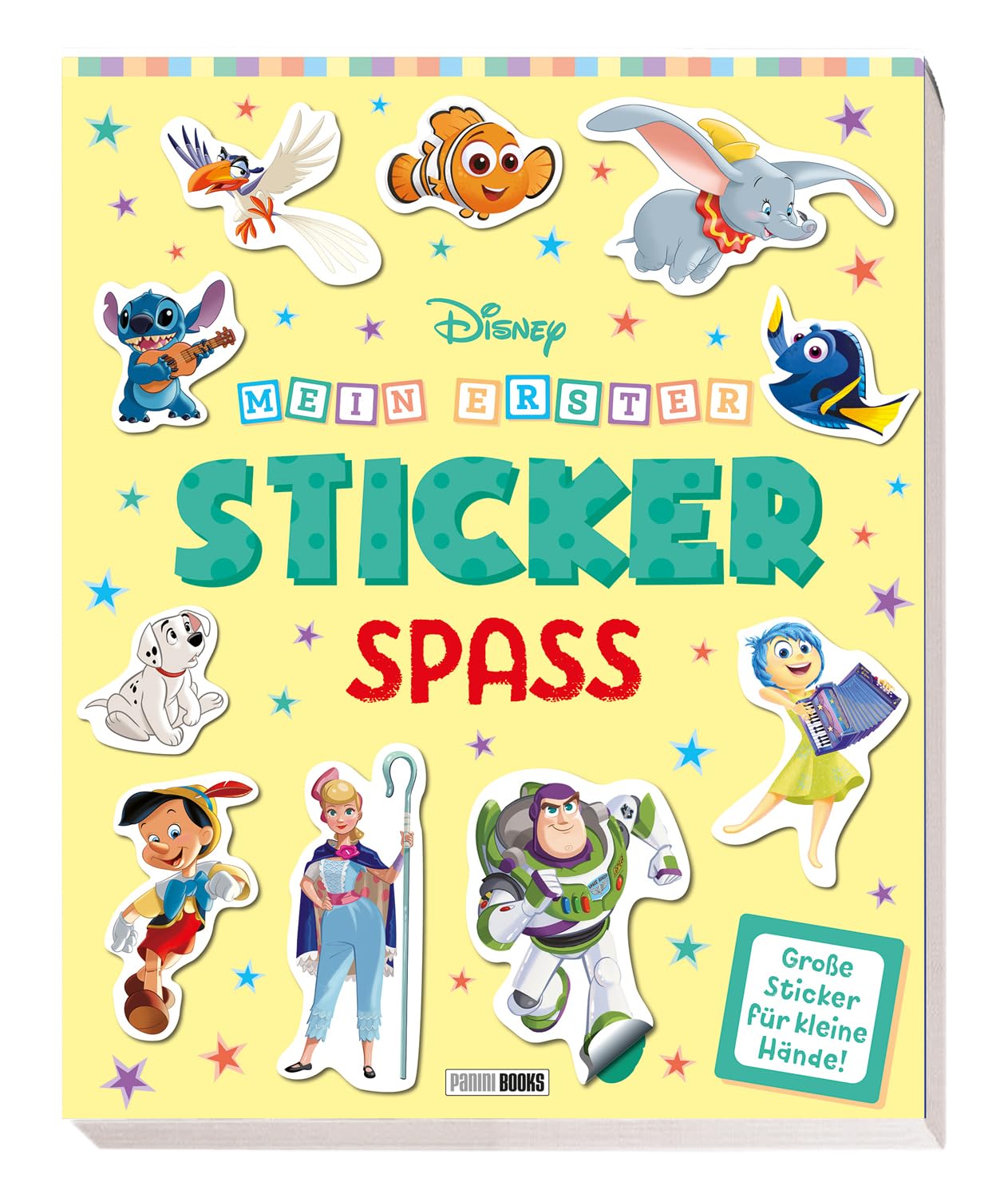 Disney: Mein erster Stickerspaß: Activityblock mit Stickern - Große Sticker für kleine Hände Tiptoi & Games