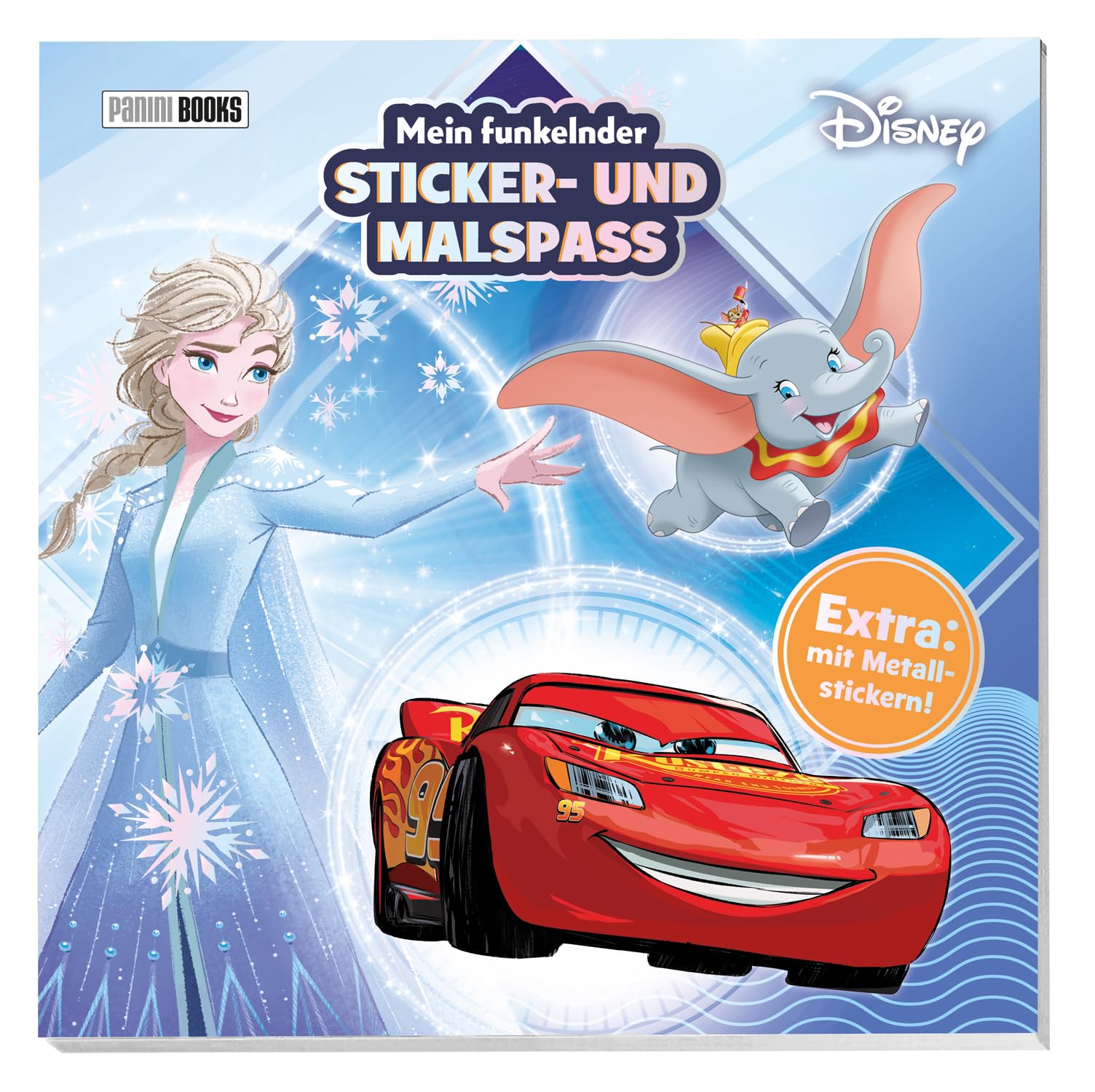 Disney: Mein funkelnder Sticker- und Malspaß: Block mit Metallstickern! Tiptoi & Games