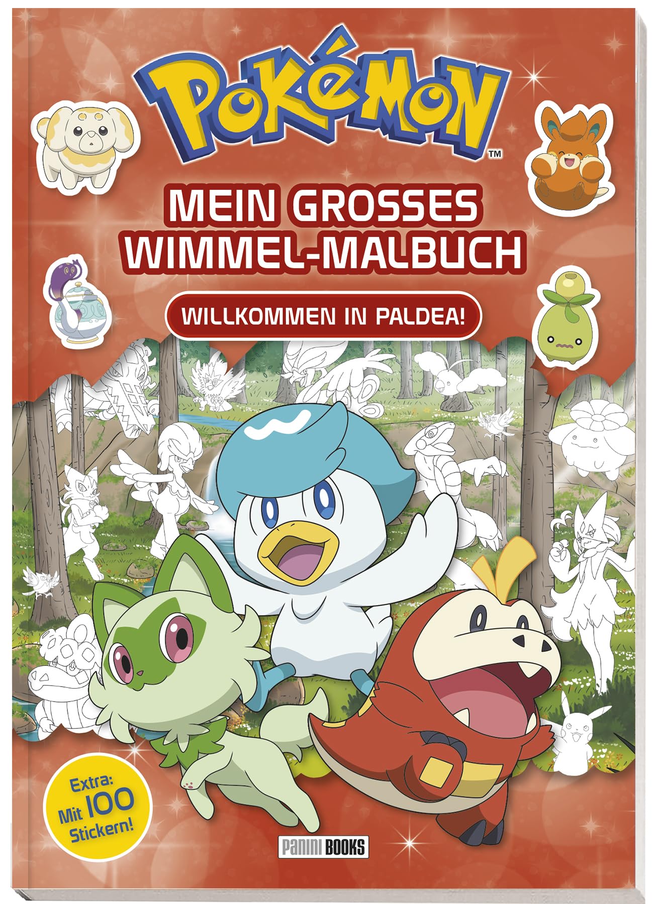 Pokémon: Mein großes Wimmel-Malbuch - Willkommen in Paldea! Non-fiction