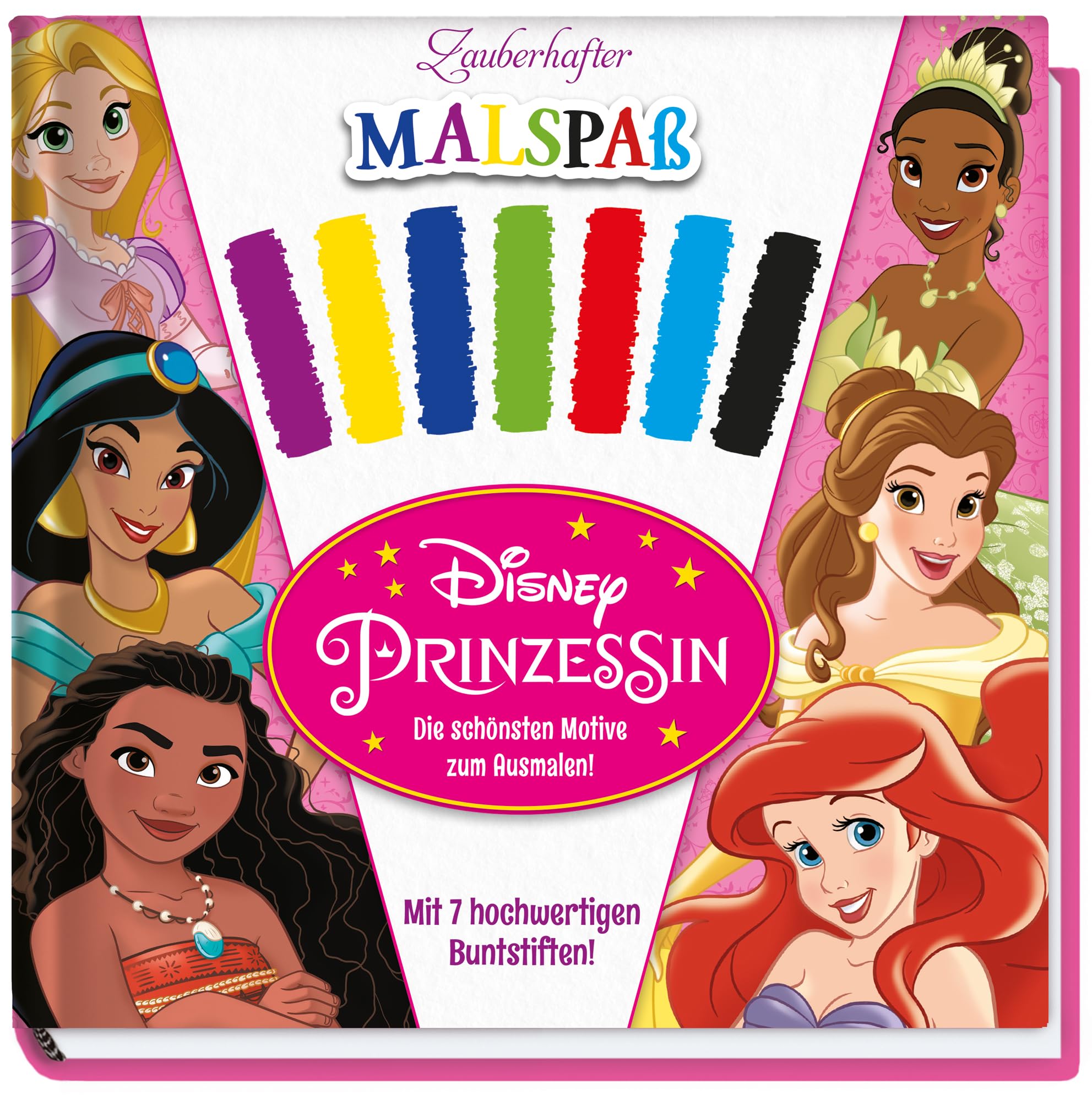 Disney Prinzessin: Zauberhafter Malspaß – Die schönsten Motive zum Ausmalen book