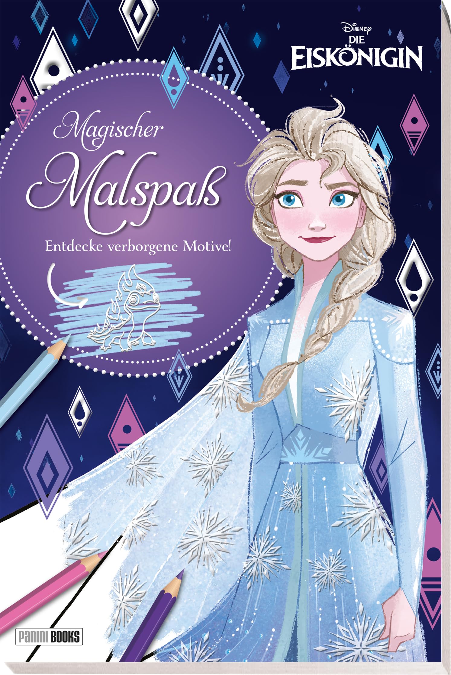 Disney Die Eiskönigin: Magischer Malspaß: Entdecke verborgene Motive!: Malblock Non-fiction