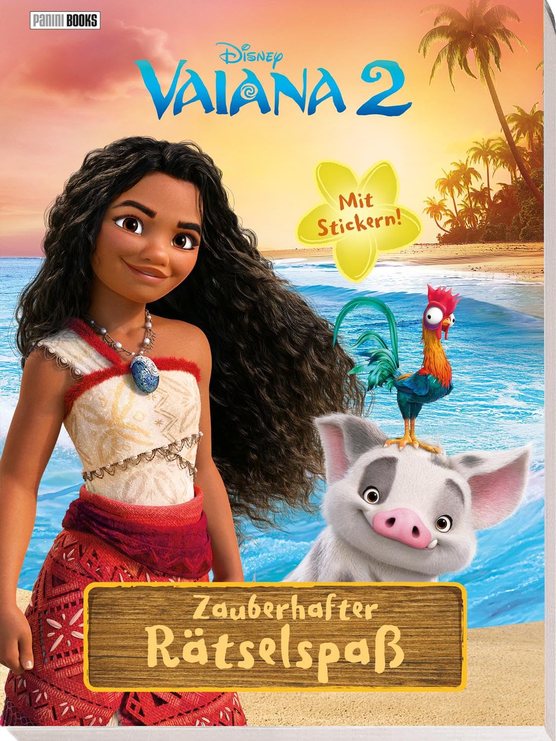 Disney Vaiana 2: Zauberhafter Rätselspaß - Mit Stickern! Non-fiction