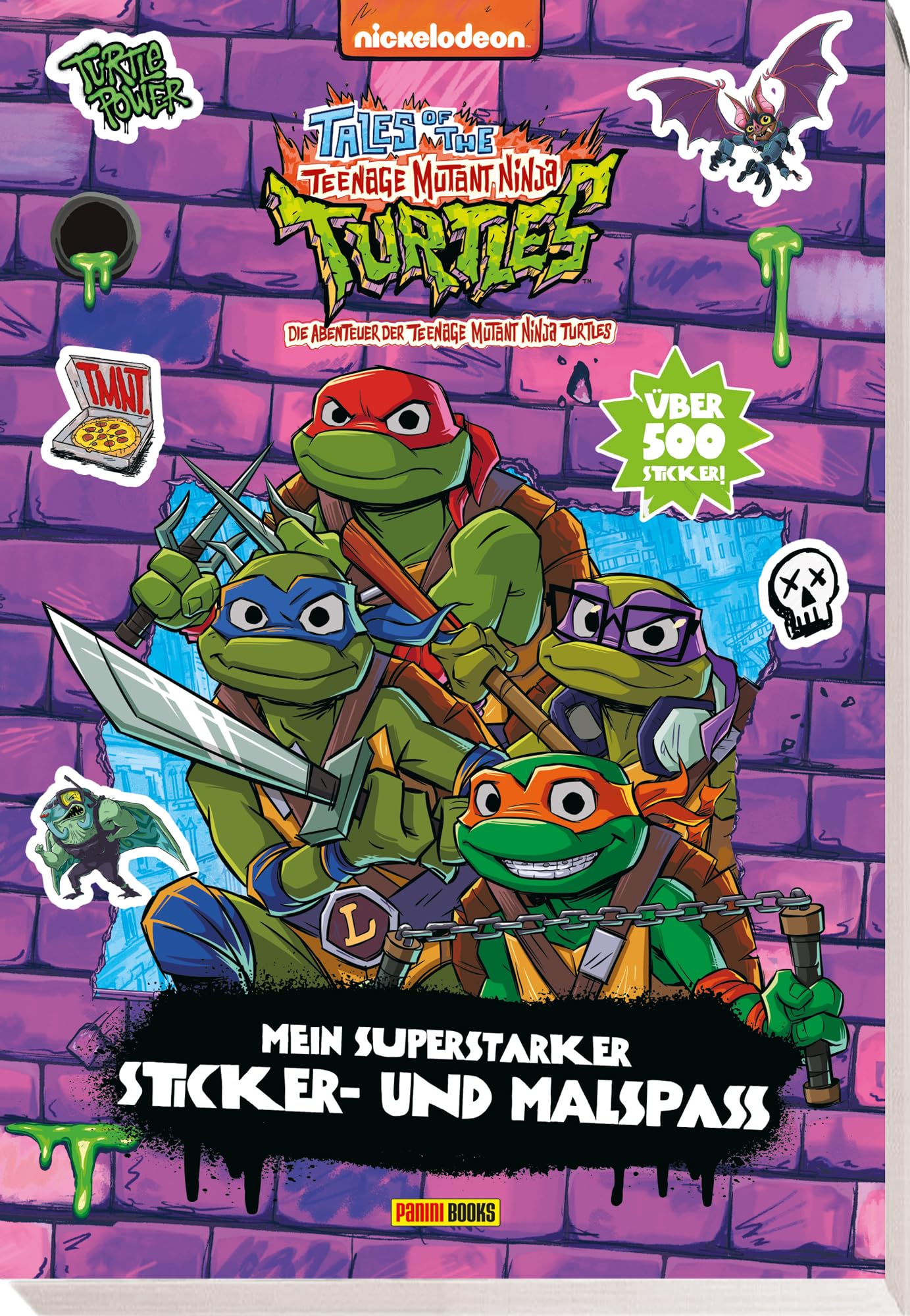 Tales of the Teenage Mutant Ninja Turtles: Mein superstarker Sticker- und Malspaß: Sticker- und Malblock Non-fiction