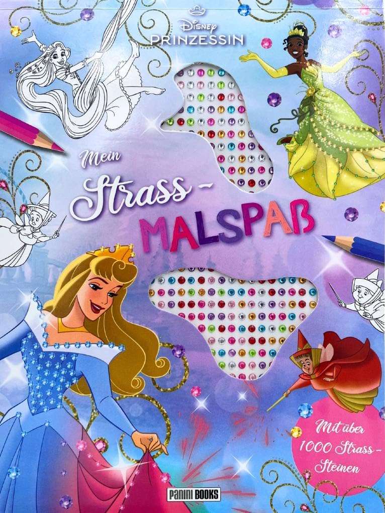 Disney Prinzessin: Mein Strass-Malbuch Non-fiction