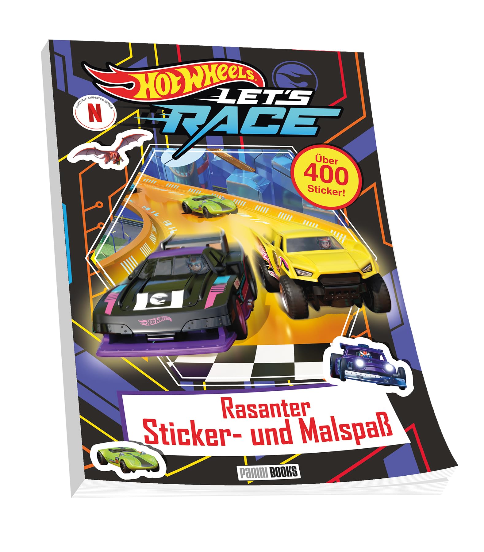 Hot Wheels(TM) Let's Race: Rasanter Sticker- und Malspaß Leisure & Fun