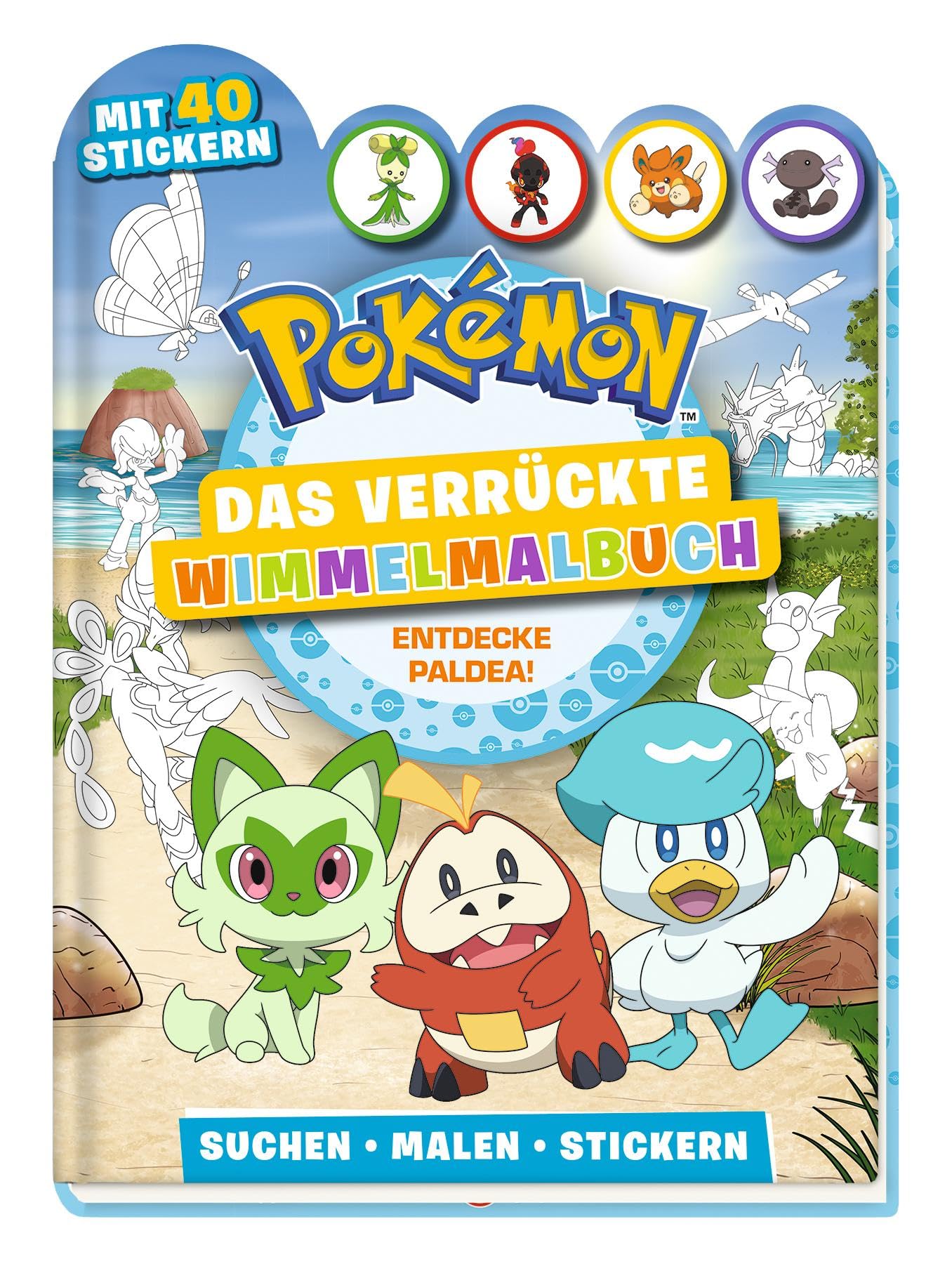 Pokémon: Das verrückte Wimmelmalbuch - Entdecke Paldea! Non-fiction