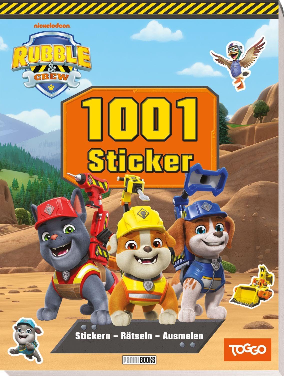Rubble & Crew: 1001 Sticker: Stickern - Rätseln - Ausmalen Non-fiction