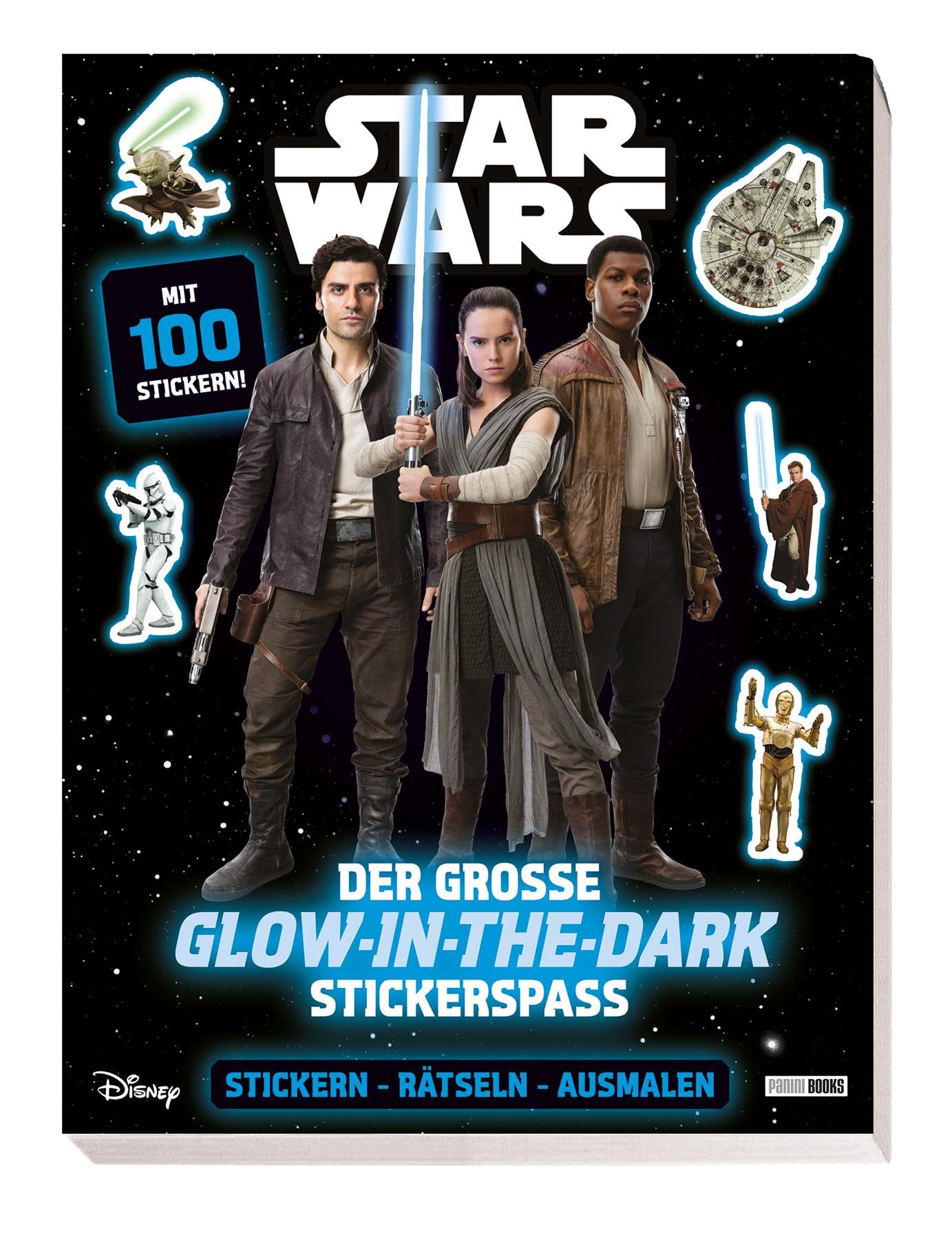 Disney Star Wars: Der große Glow-in-the-Dark-Stickerspaß: Stickern - Rätseln - Ausmalen Non-fiction