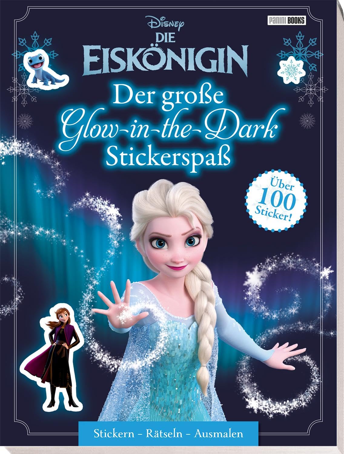 Disney Die Eiskönigin: Der große Glow-in-the-Dark-Stickerspaß: Stickern - Rätseln - Ausmalen Non-fiction