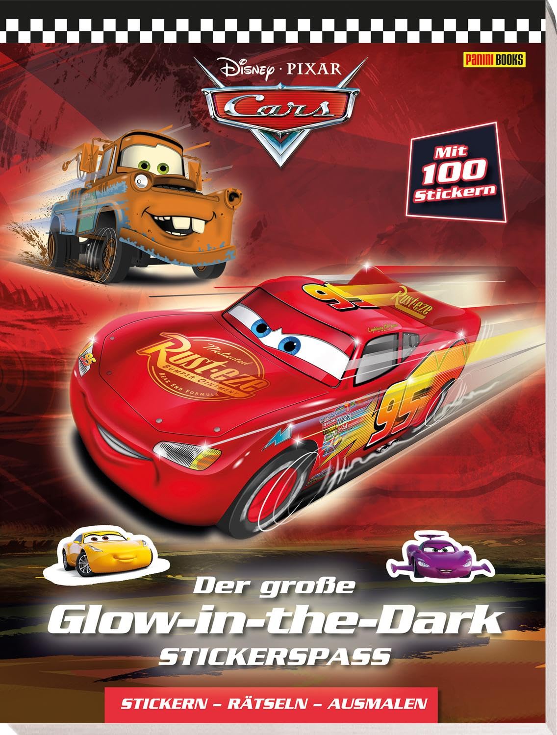 Disney Cars: Der große Glow-in-the-Dark-Stickerspaß: Stickern - Rätseln - Ausmalen Non-fiction