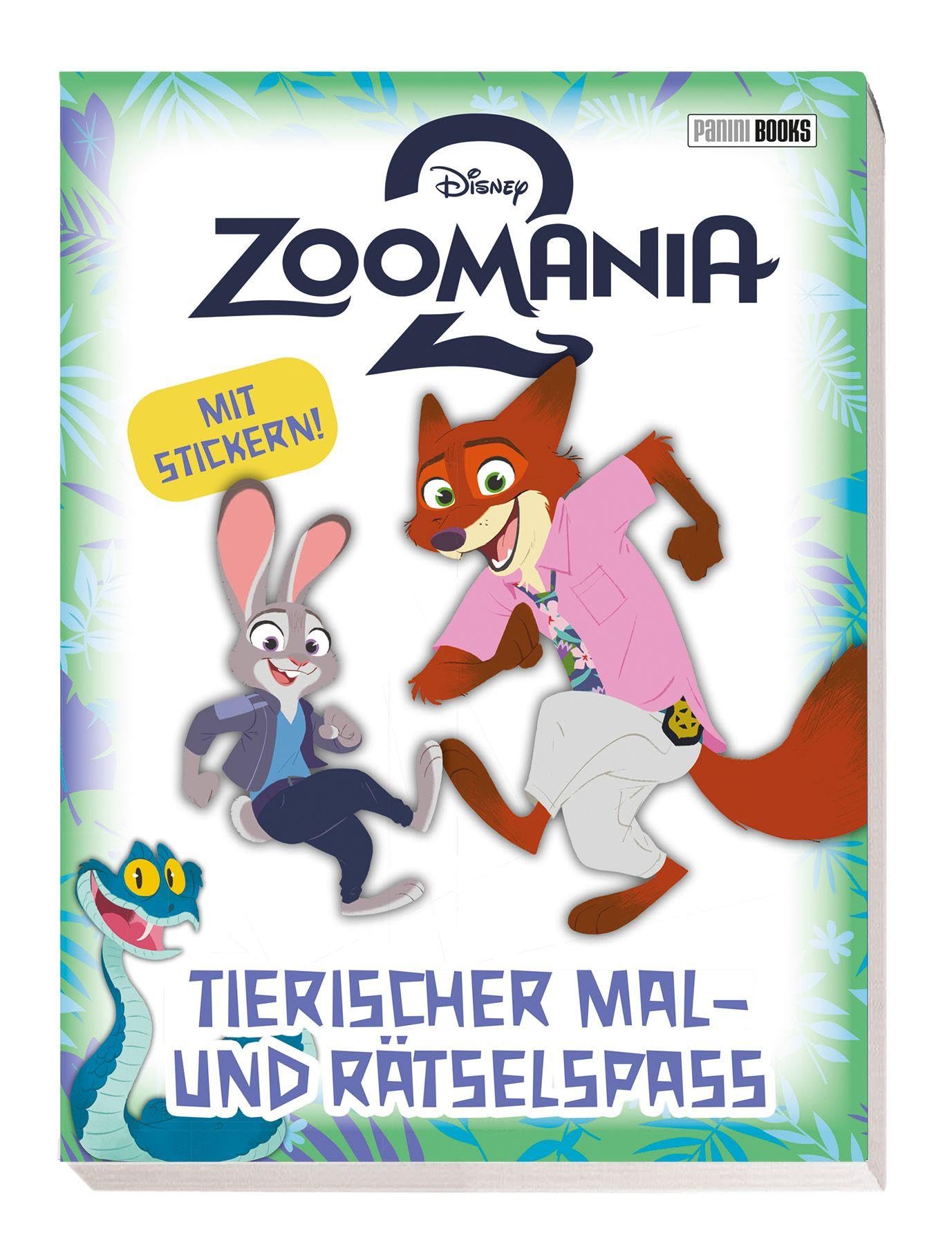 Disney Zoomania 2: Tierischer Mal- und Rätselspaß - Mit Stickern! Non-fiction