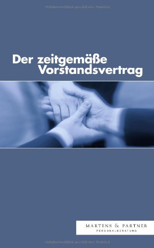 Product Image: Der zeitgemässe Vorstandsvertrag