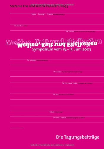 Medien, Kult Und Eitelkeiten Learning & Reference