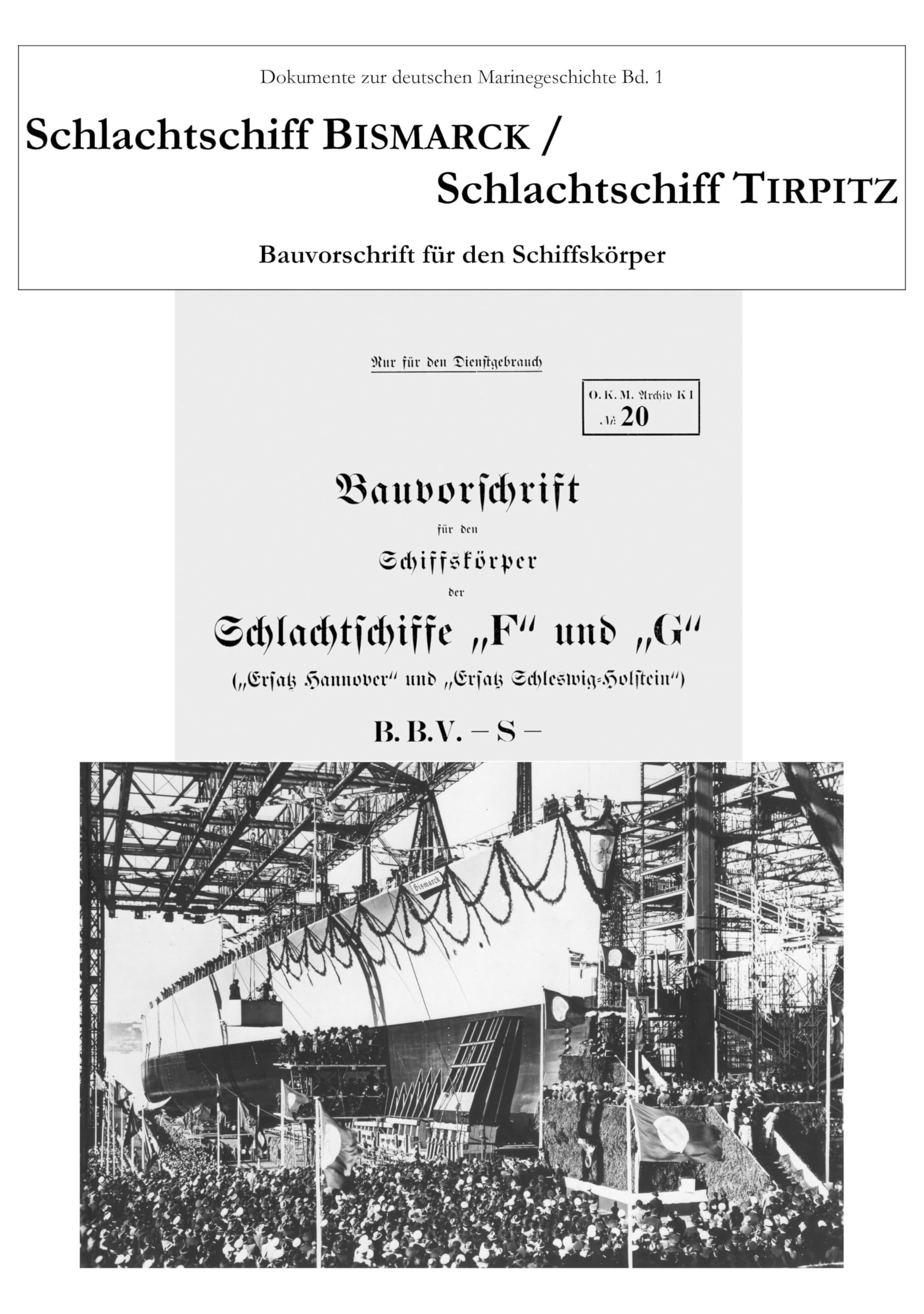 Schlachtschiff Bismarck / Schlachtschiff Tirpitz: Bauvorschrift für den Schiffskörper Leisure, Home & Garden