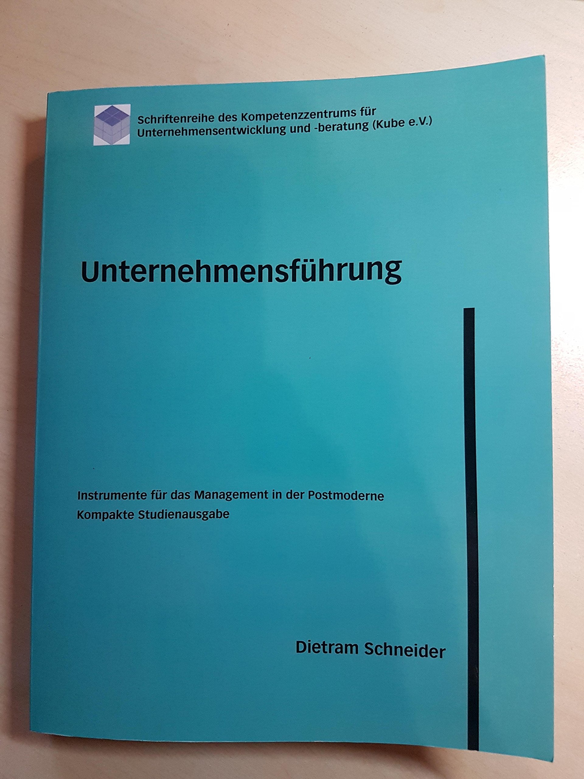 Unternehmensf Hrung - Instrumente Fur Das Management in Der Postmoderne Law