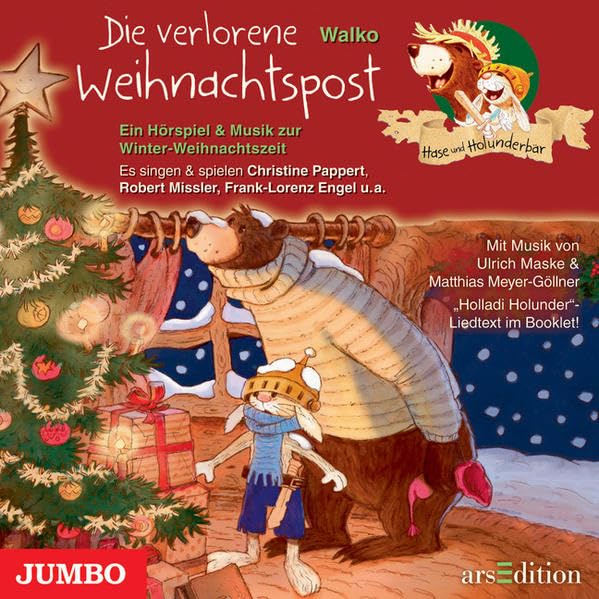 Hase und Holunderbär. Die verlorene Weihnachtspost cd