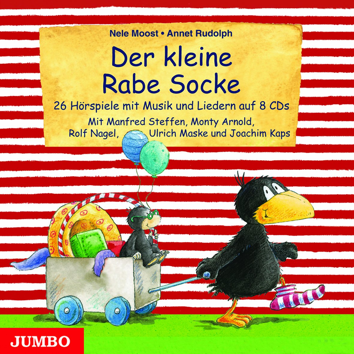 Der kleine Rabe Socke: 26 Hörspiele mit Musik und Liedern auf 8 CDs Novels & Short Stories
