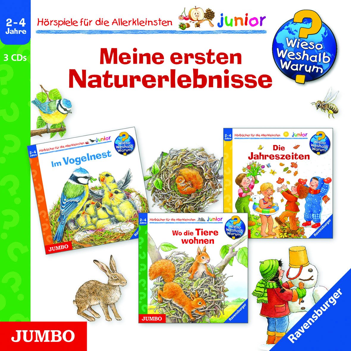 Meine ersten Naturerlebnisse: Wieso? Weshalb? Warum? junior: Im Vogelnest, Wo die Tiere wohnen, Die Jahreszeiten Non-fiction