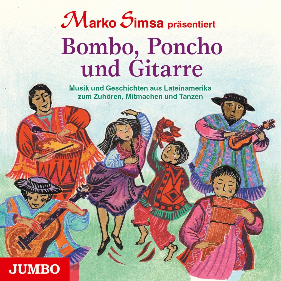 Bombo, Poncho und Gitarre Sheet Music