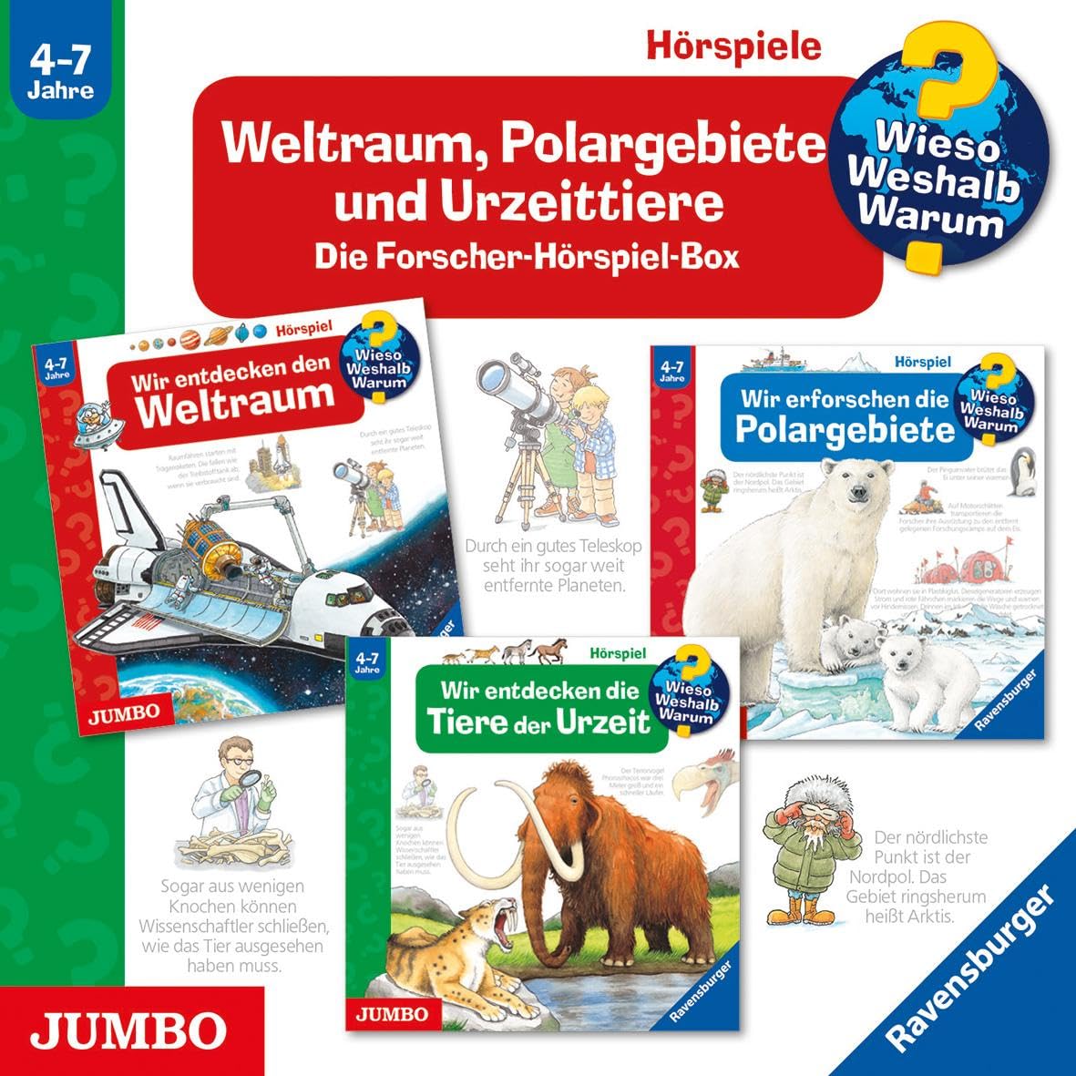 Weltraum, Polargebiete und Urzeittiere General education