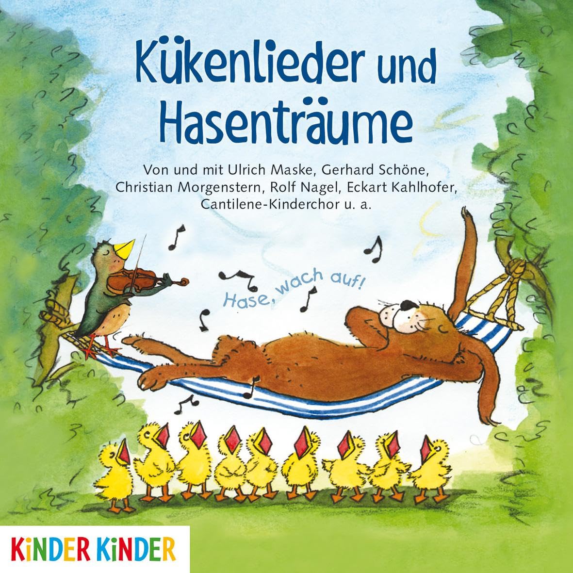 Kükenlieder und Hasenträume. Fröhliche Frühlingslieder und Gedichte cd