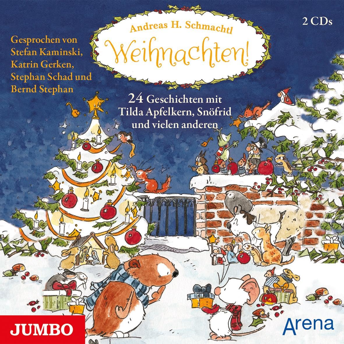 Weihnachten! 24 Geschichten mit Tilda Apfelkern, Snöfrid und vielen anderen: CD Standard Audio Format, Lesung Children's books