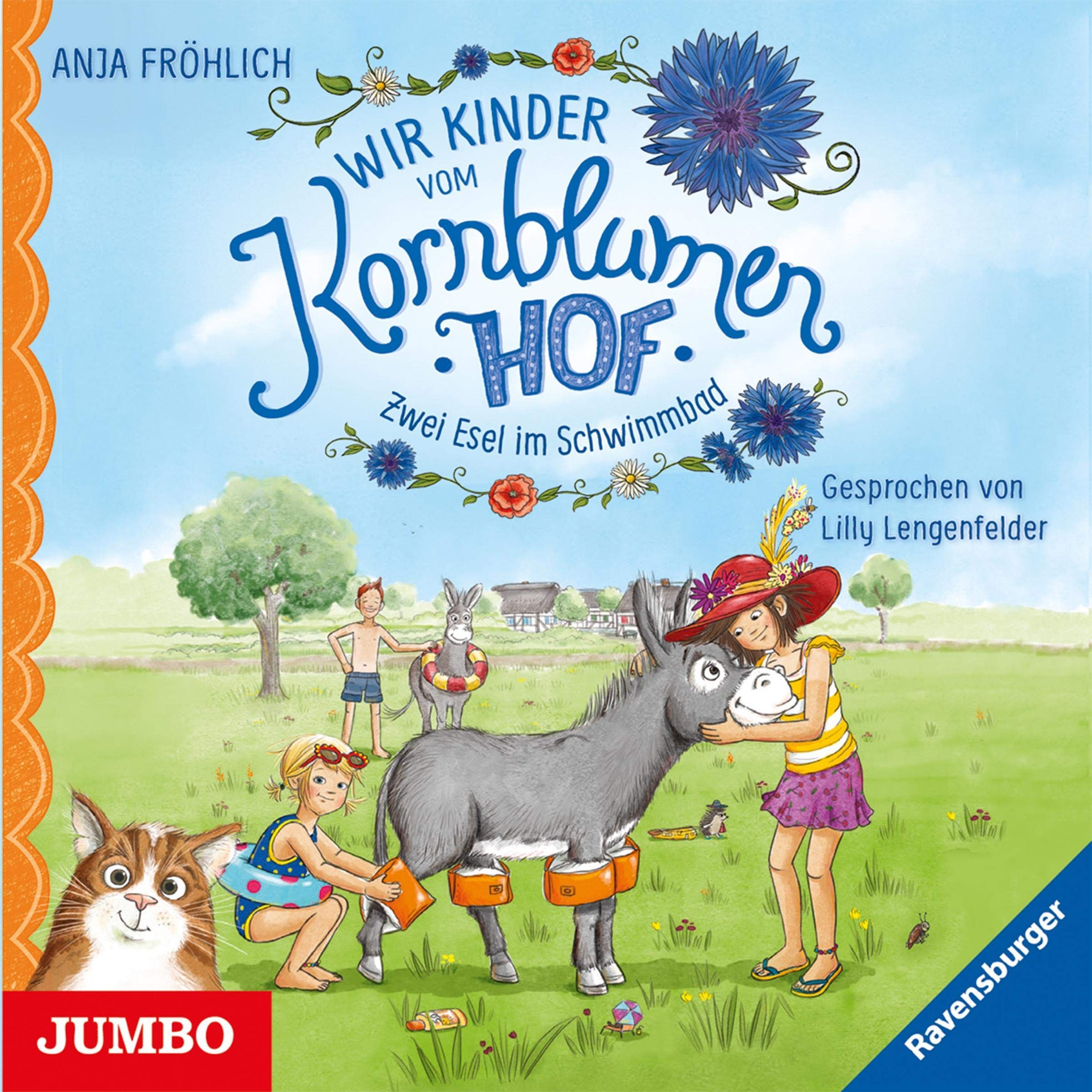 Wir Kinder vom Kornblumenhof: Zwei Esel im Schwimmbad Novels & Short Stories