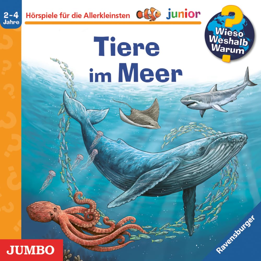 Wieso? Weshalb? Warum? junior. Tiere im Meer,Audio-CD Non-fiction