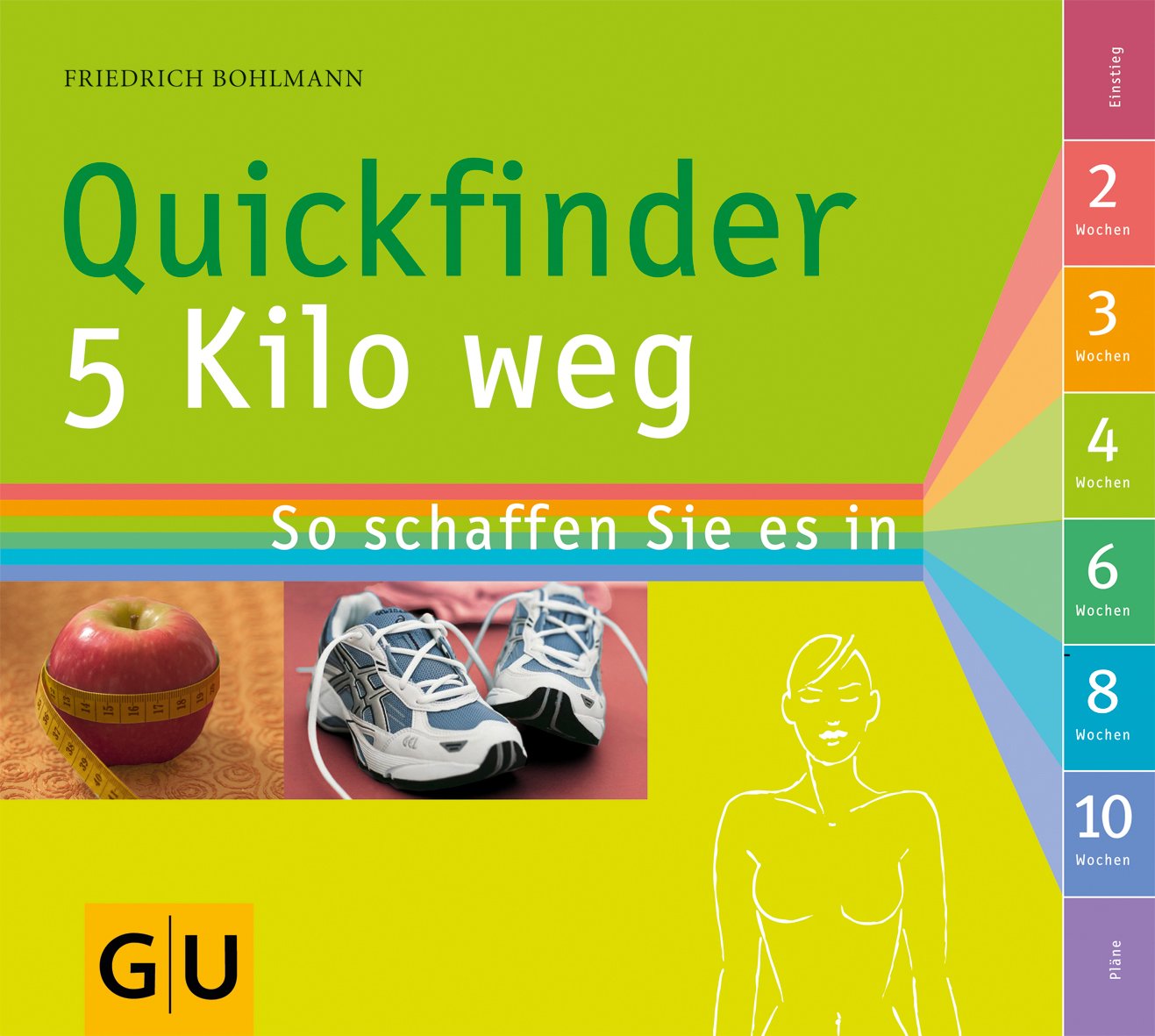 Quickfinder 5 Kilo weg: So schaffen Sie es in 2, 3, 4, 6, 8, 10 Wochen (GU Quickfinder Körper, Geist & Seele) Health, Nutrition & Fitness