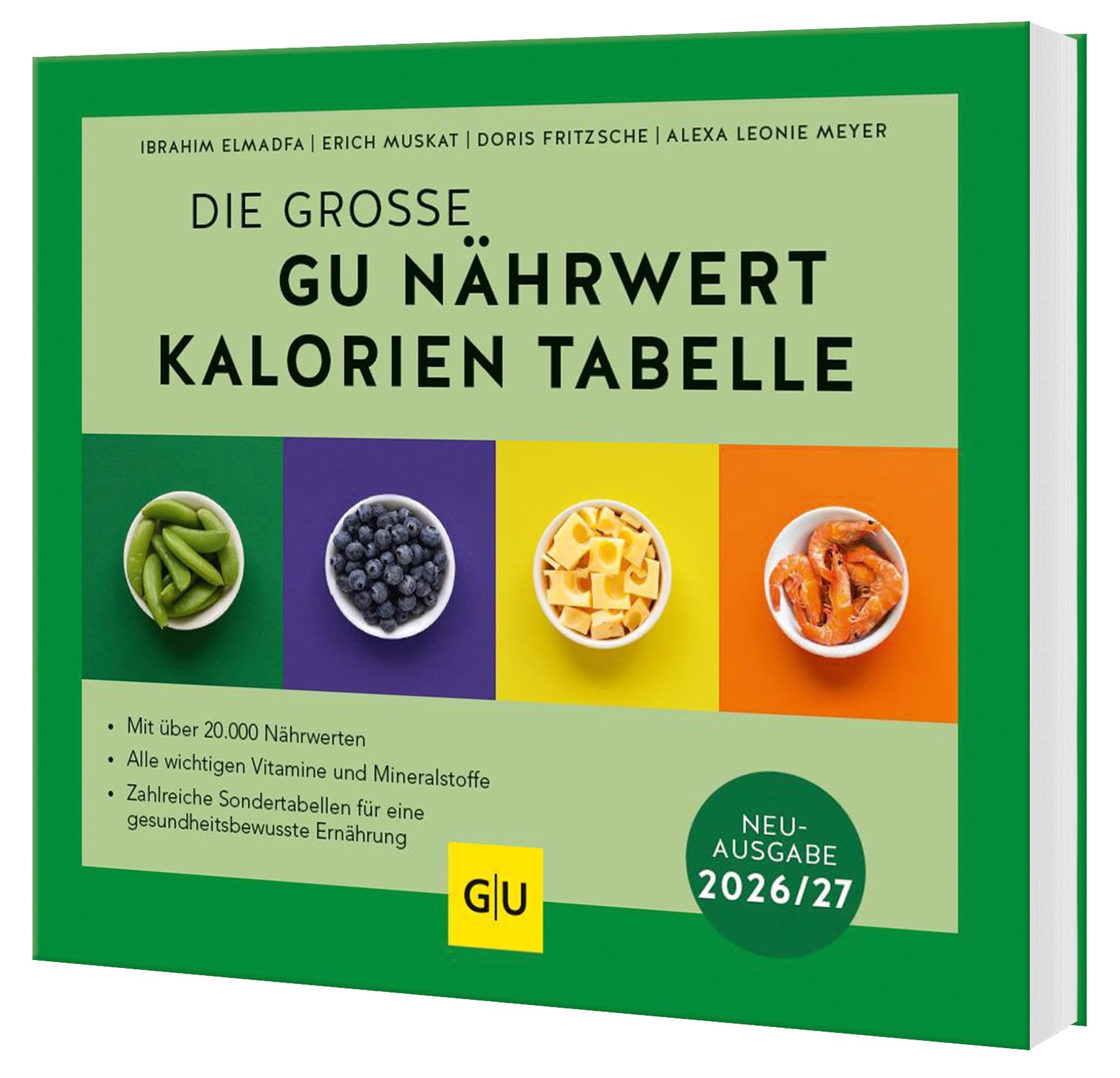 Die große GU Nährwert-Kalorien-Tabelle 2026/27 Medicine