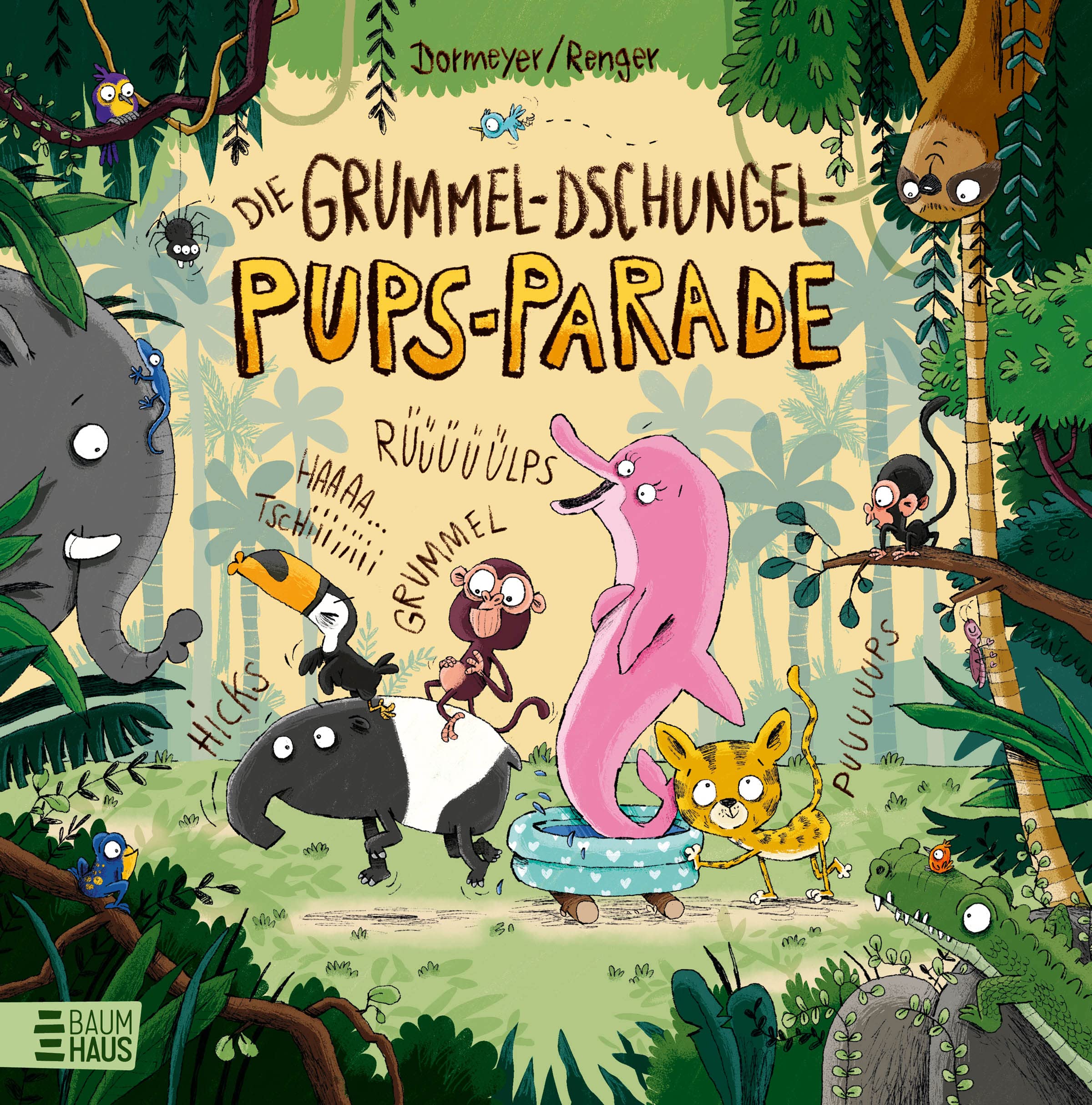 Die Grummel-Dschungel-Pups-Parade: Lustiges Bilderbuch über Körpergeräusche – gereimt und voller Sprachmusik Health, Nutrition & Fitness
