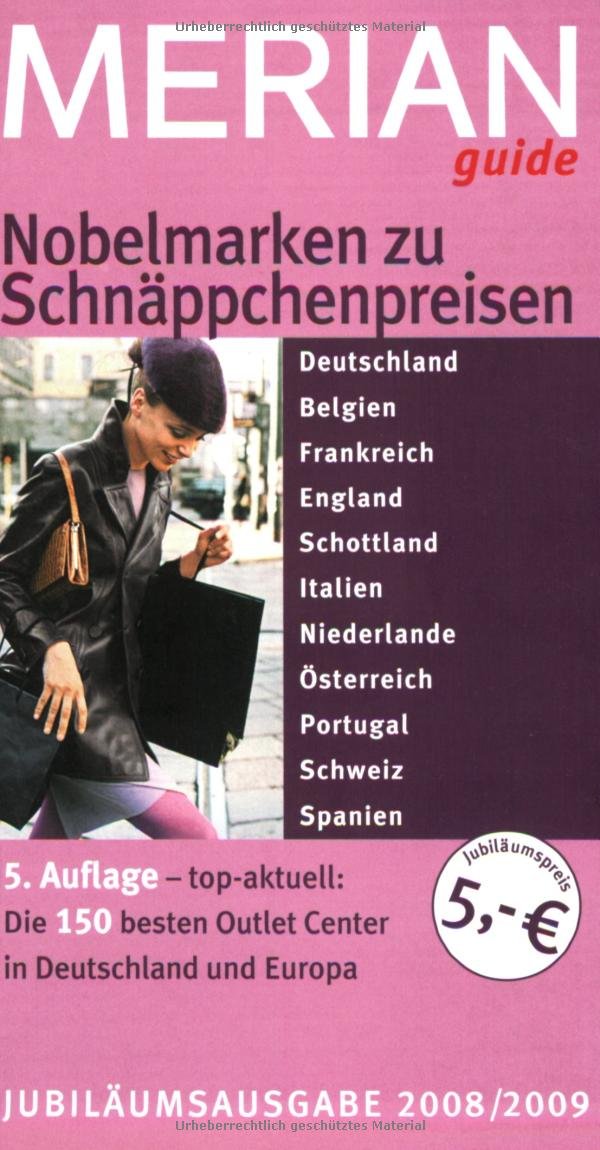 Nobelmarken zu Schnäppchenpreisen 2008 /2009 Learning & Reference