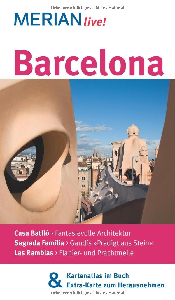 MERIAN live! Reiseführer Barcelona: Mit Kartenatlas im Buch und Extra-Karte zum Herausnehmen Leisure, Home & Garden
