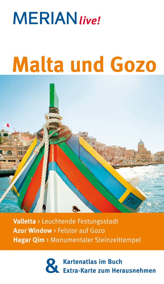 MERIAN live! Reiseführer Malta und Gozo: Mit Kartenatlas im Buch und Extra-Karte zum Herausnehmen Leisure, Home & Garden