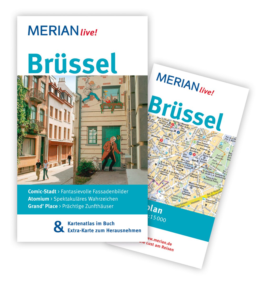 MERIAN live! Reiseführer Brüssel: Mit Kartenatlas im Buch und Extra-Karte zum Herausnehmen Leisure, Home & Garden