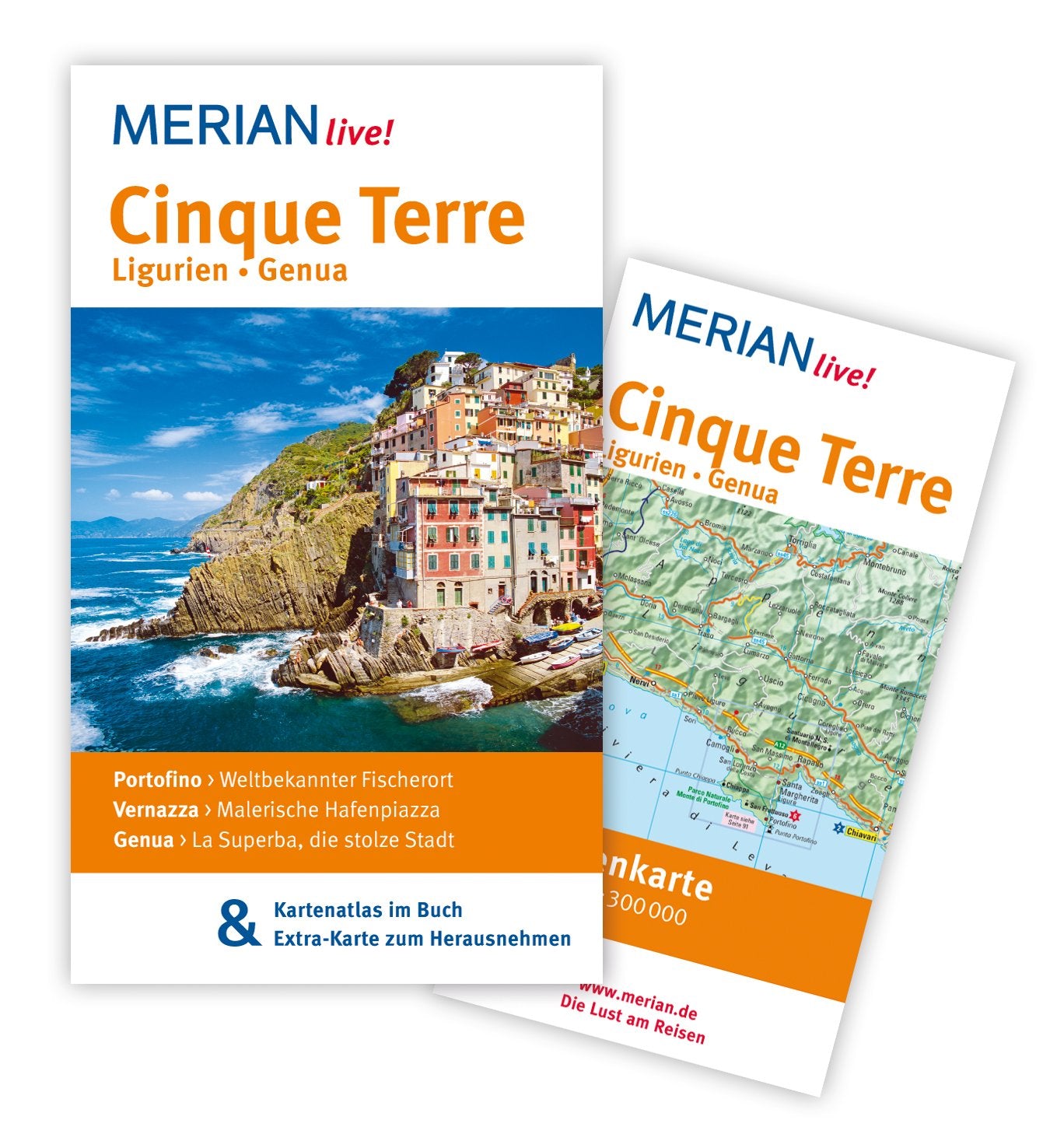 MERIAN live! Reiseführer Cinque Terre Ligurien Genua: Mit Kartenatlas im Buch und Extra-Karte zum Herausnehmen Leisure, Home & Garden