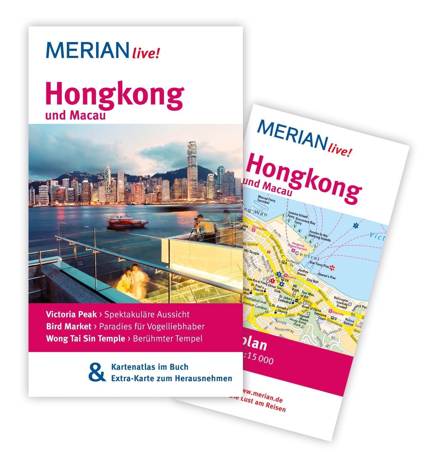 MERIAN live! Reiseführer Hongkong und Macau: Mit Kartenatlas im Buch und Extra-Karte zum Herausnehmen Leisure, Home & Garden
