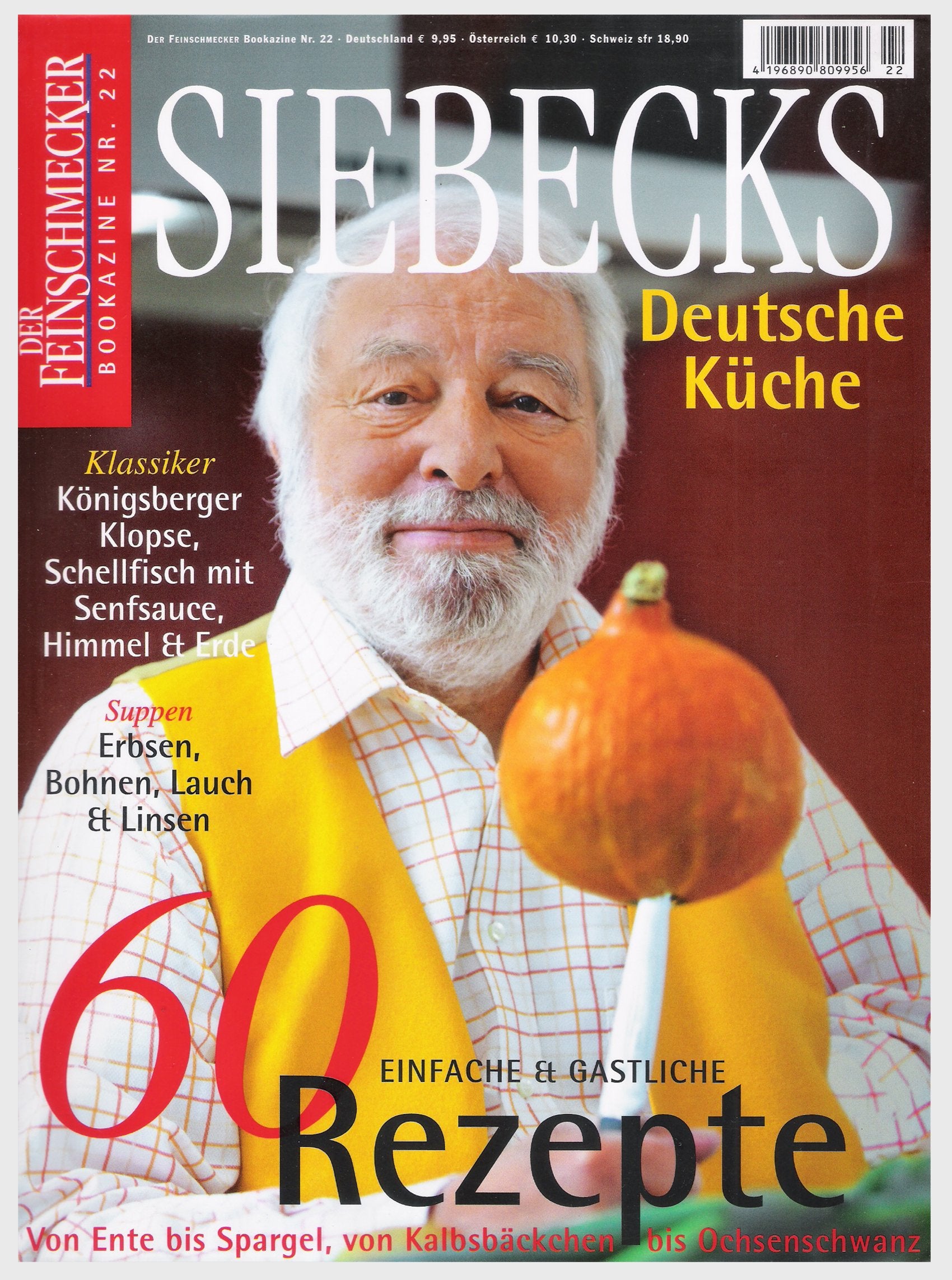 DER FEINSCHMECKER Bookazine Nr. 22: Siebecks deutsche Küche. 60 einfache & gastliche Rezepte Leisure, Home & Garden