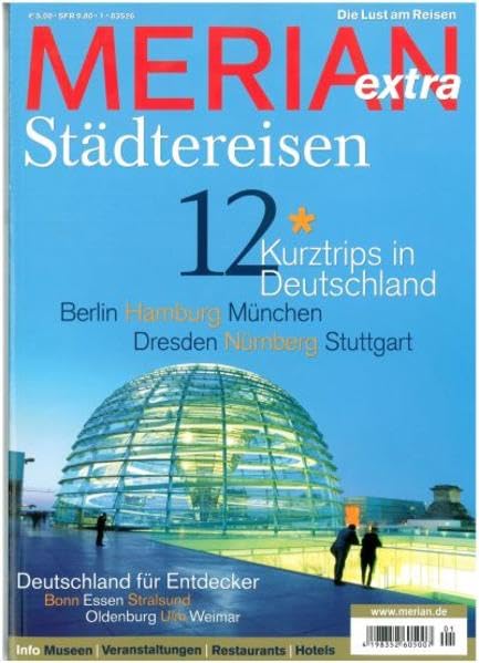 Merian extra Städtereisen Deutschland für Entdecker (MERIAN Hefte) Leisure, Home & Garden